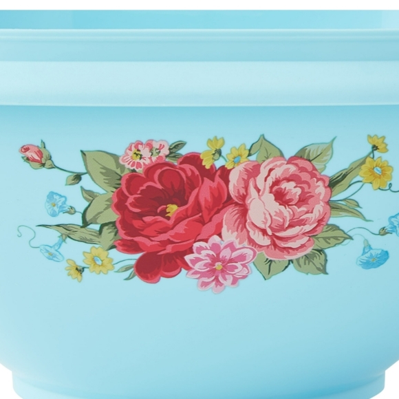 ❤️ New Pioneer Woman Sweet Rose 8 Piece Plastic Food Storage Containers - Picture 3 of 6